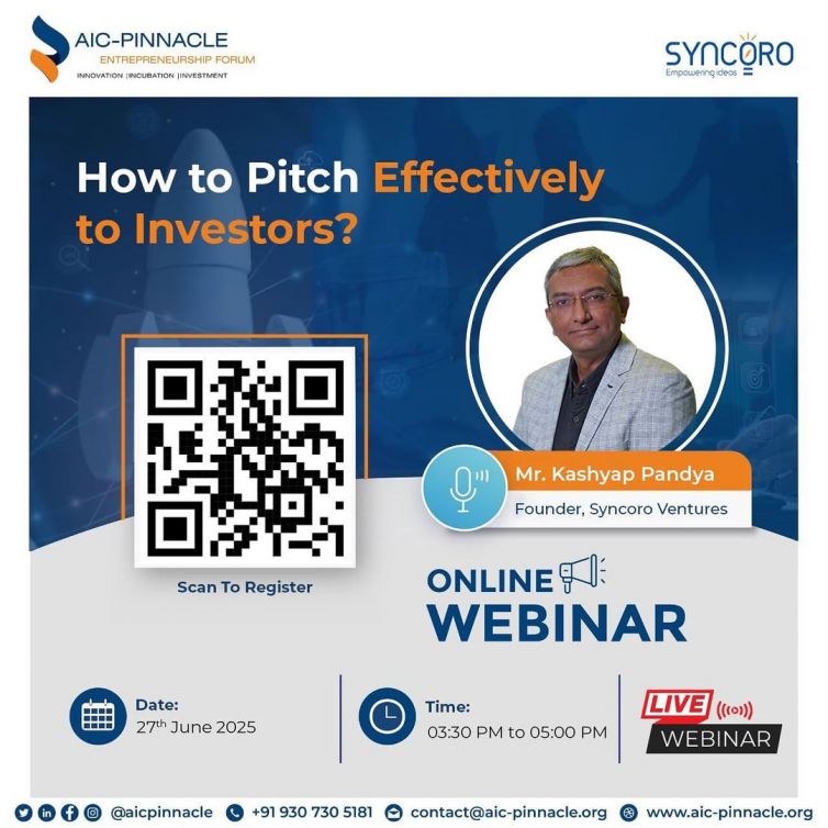 At Syncoro Ventures, we’re thrilled to collaborate with AIC – Pinnacle Entrepreneurship Forum to (2)