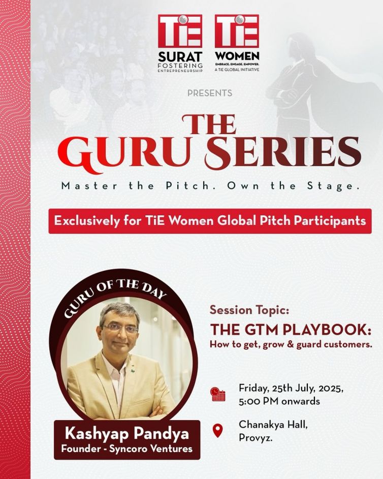 Breaking Down the GTM Playbook — Live at The Guru Series by Kashyap Pandya, founder of Syncoro V (1)